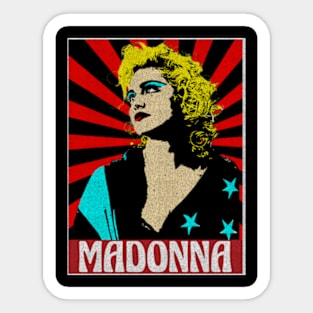 Madonna 80s Pop Art Style Sticker